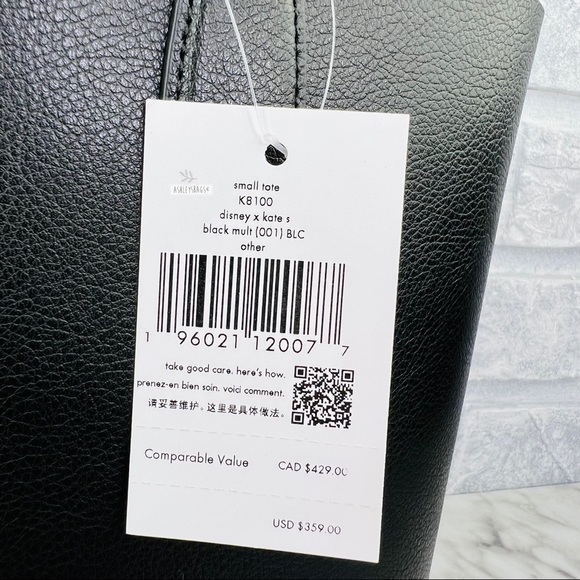 Disney X Kate Spade Small Dalmatians Tote, Card Holder Wallet & Keychain Charm - Picture 8 of 16